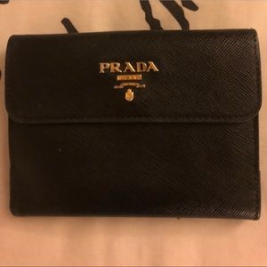 PRADA leather wallet